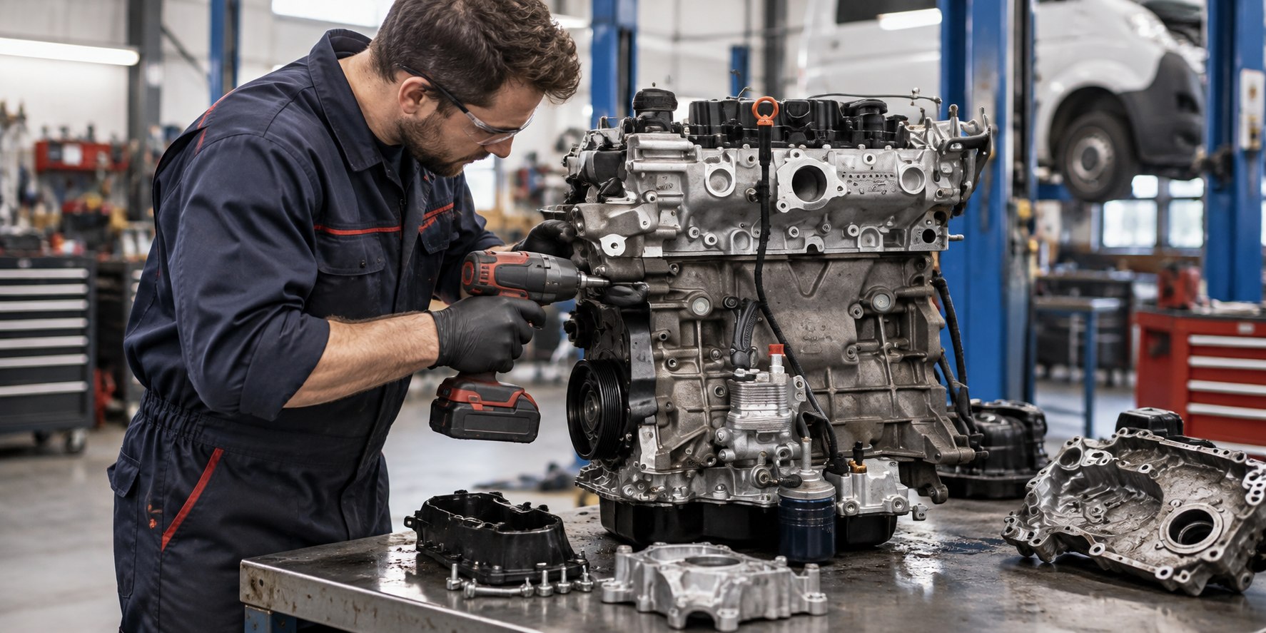 Photo : moteur